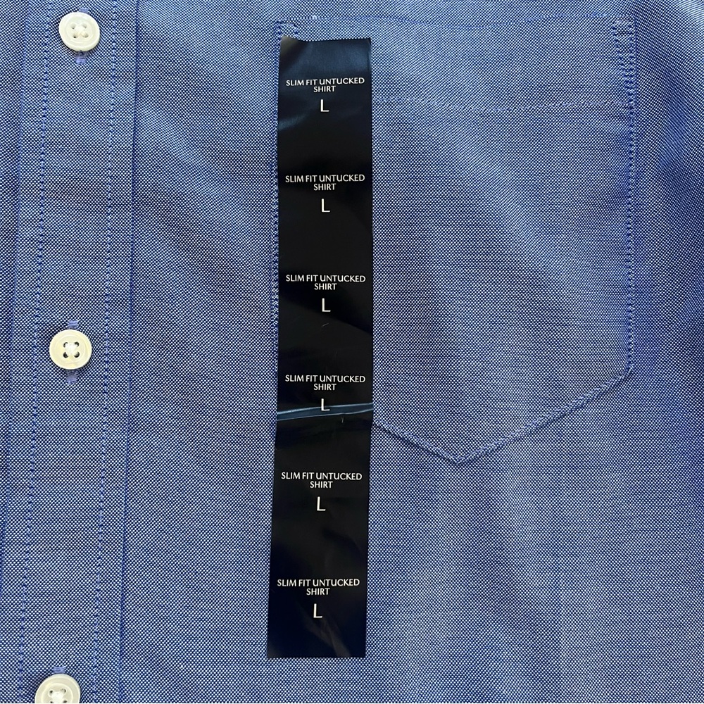 Banana Republic Light Blue Casual Button-Down Shirt Size L - Picture 5 of 6